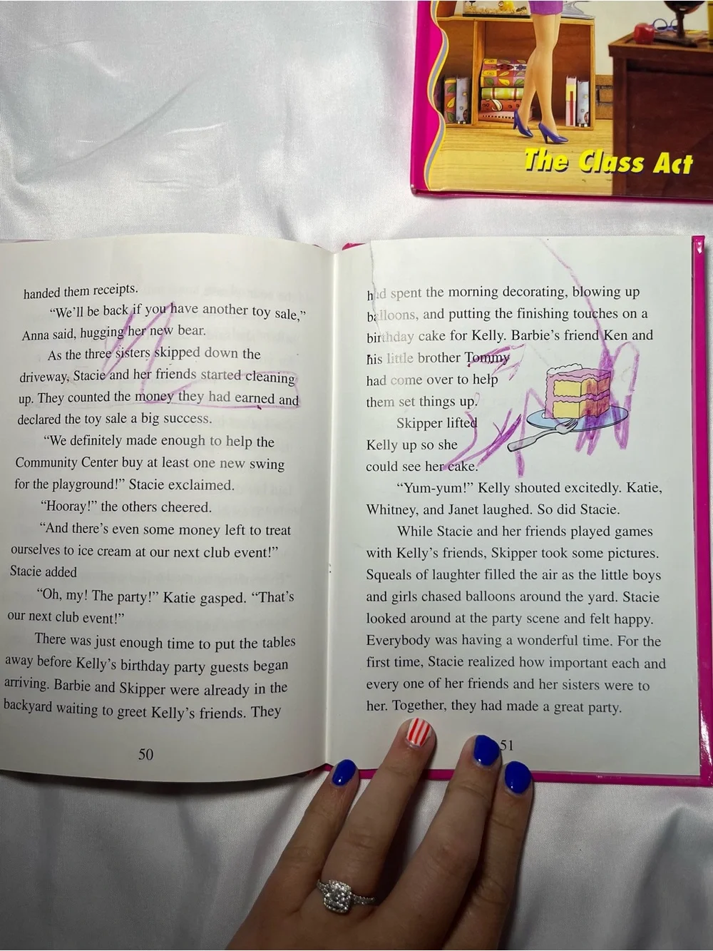 Barbie & Friends Grolier Book Club Hardcover Lot of 4 Vintage 1990s Kids Books